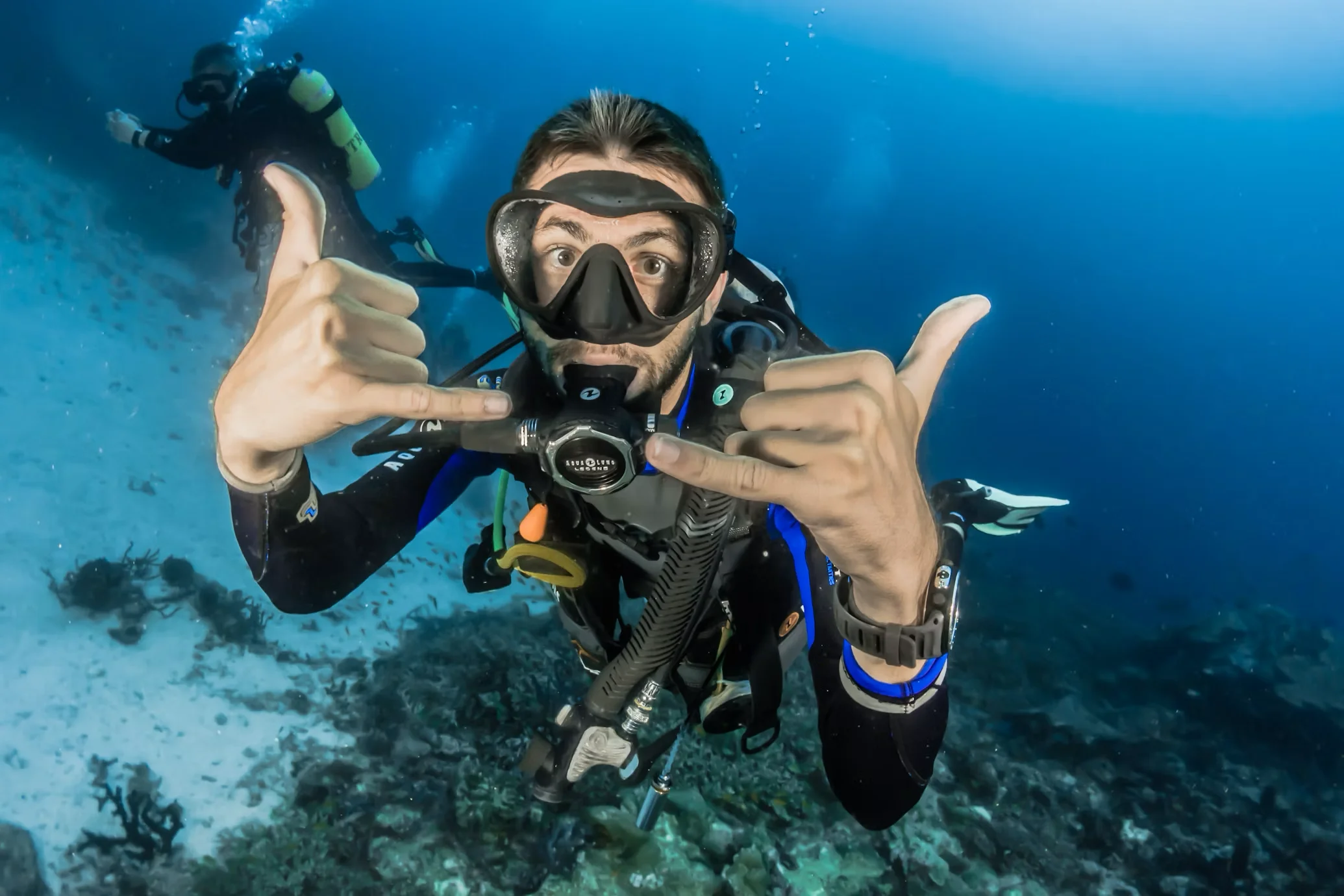 Bautismo de buceo en el Mediterráneo español